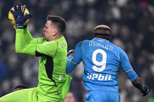 Mg Torino 08/12/2023 - campionato di calcio serie A / Juventus-Napoli / foto Matteo Gribaudi/Image Sport
nella foto: Wojciech Szczesny-Victor Osimhen