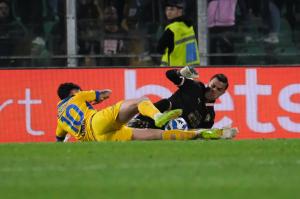 Palermo, Serie B 2024/2025, Palermo-Frosinone 2-0, Stadio Renzo Barbera /foto Federico Serra/, nella foto: Emil Audero