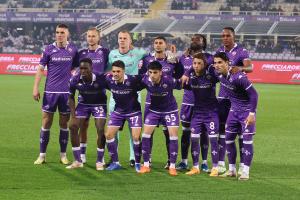La formazione della Fiorentina  - Fiorentina-Parma Coppa Italia ottavi di finale stagione 2023-2024 - 06.12.2023 ore 21.00 - Stadio Artemio Franchi - Firenze - foto Federico De Luca @fdlcom 2023 - tutti i diritti riservati - vietata la riproduzione anche parziale.