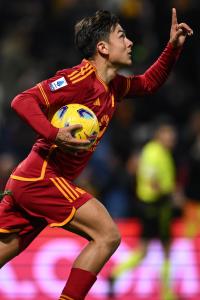 Mg Reggio Emilia 03/12/2023 - campionato di calcio serie A / Sassuolo-Roma / foto Matteo Gribaudi/Image Sport
nella foto: esultanza gol Paulo Dybala