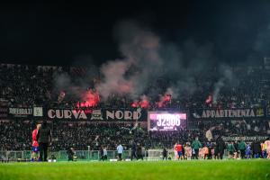 Palermo, Italy, 27 December 2025. Renzo Barbera Stadium, Palermo vs Padova, match valid for the 2025/2026 Serie B championship. In the photo: Palermo fans
