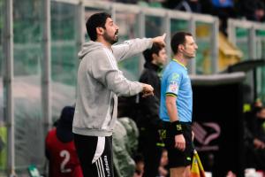 Palermo, Italy, 14 February 2026. Renzo Barbera Stadium, Palermo vs Virtus Entella, match valid for the 2025/2026 Serie B championship. In the photo: Andrea Chiappella (Coach Virtus Entella)