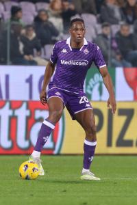 Yerry Mina  - Fiorentina-Parma Coppa Italia ottavi di finale stagione 2023-2024 - 06.12.2023 ore 21.00 - Stadio Artemio Franchi - Firenze - foto Federico De Luca @fdlcom 2023 - tutti i diritti riservati - vietata la riproduzione anche parziale.