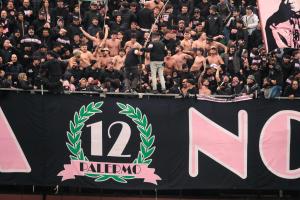 Palermo, Italy, 14 February 2026. Renzo Barbera Stadium, Palermo vs Virtus Entella, match valid for the 2025/2026 Serie B championship. In the photo: Palermo fans