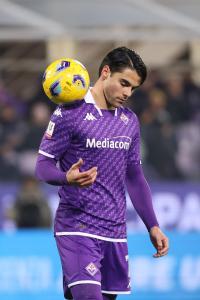 Riccardo Sottil  - Fiorentina-Parma Coppa Italia ottavi di finale stagione 2023-2024 - 06.12.2023 ore 21.00 - Stadio Artemio Franchi - Firenze - foto Federico De Luca @fdlcom 2023 - tutti i diritti riservati - vietata la riproduzione anche parziale.