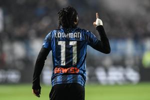 Db Bergamo 09/12/2023 - campionato di calcio serie A / Atalanta-Milan / foto Daniele Buffa/Image Sport nella foto: esultanza gol Ademola Lookman