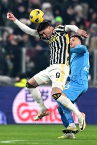 Db Torino 08/12/2023 - campionato di calcio serie A / Juventus-Napoli / foto Daniele Buffa/Image Sport 
nella foto: Dusan Vlahovic-Amir Rrahmani