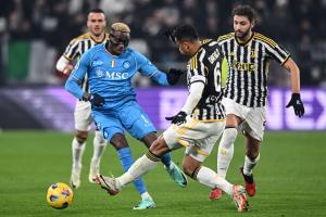 Db Torino 08/12/2023 - campionato di calcio serie A / Juventus-Napoli / foto Daniele Buffa/Image Sport 
nella foto: Danilo Luiz da Silva-Victor Osimhen