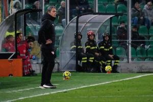 Palermo, Italy, 12 December 2025. Renzo Barbera Stadium, Palermo vs Sampdoria, match valid for the 2025/2026 Serie B championship. In the photo: Filippo Inzaghi (Palermo FC)