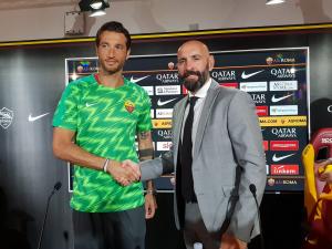Roma: presentazione Santon e Mirante
