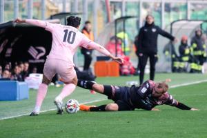 Palermo, Italy, 21 February 2026. Renzo Barbera Stadium, Palermo FC vs FC Sudtirol, match valid for the 2025/2026 Serie B championship. In the photo: Fabian Tait (FC Sudtirol)