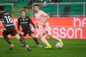 Palermo, Italia, 7 febbraio 2026. Stadio Renzo Barbera, Palermo vs Empoli, match valido per il campionato di Serie B 2025/2026. Nella foto: Jacopo Segre (Palermo FC)