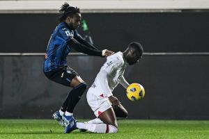 Db Bergamo 09/12/2023 - campionato di calcio serie A / Atalanta-Milan / foto Daniele Buffa/Image Sport nella foto: Adenola Lookman-Fikayo Tomori