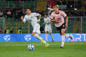 Palermo, Serie B 2024/2025, Palermo-Carrarese 1-1, Stadio Renzo Barbera /foto Federico Serra/, nella foto: Joel Pohjanpalo