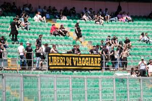 Palermo, Serie B 2024/2025, Palermo-Sudtirol 1-2, Stadio Renzo Barbera /foto Federico Serra/, nella foto: Tifosi Palermo
