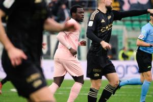 Palermo, Italy, 14 February 2026. Renzo Barbera Stadium, Palermo vs Virtus Entella, match valid for the 2025/2026 Serie B championship. In the photo: Claudio Gomes (Palermo FC)