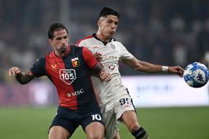 Db Genova 08/10/2022 - campionato di calcio serie B / Genoa-Cagliari / foto Daniele Buffa/Image Sport
nella foto: Mattia Aramu-Alessandro Di Pardo