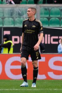 Palermo, Italy, 14 February 2026. Renzo Barbera Stadium, Palermo vs Virtus Entella, match valid for the 2025/2026 Serie B championship. In the photo: Ivan Marconi (Virtus Entella)