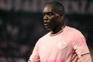 Palermo, Italia, 7 febbraio 2026. Stadio Renzo Barbera, Palermo vs Empoli, match valido per il campionato di Serie B 2025/2026. Nella foto: Emmanuel Gyasi (Palermo FC)