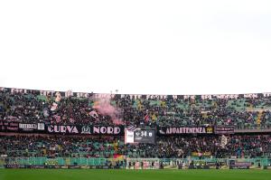 Palermo, Italy, 14 February 2026. Renzo Barbera Stadium, Palermo vs Virtus Entella, match valid for the 2025/2026 Serie B championship. In the photo: Palermo fans