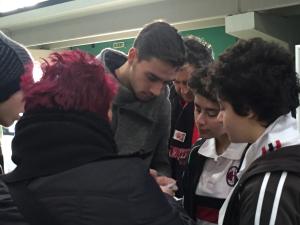Mattia De Sciglio alla fondazione Don Carlo Gnocchi