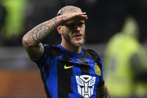 Mg Milano 09/12/2023 - campionato di calcio serie A / Inter-Udinese / foto Matteo Gribaudi/Image Sport
nella foto: esultanza gol Federico Dimarco