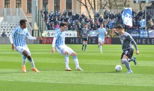 Alessandria, Serie B, 2021/2022, Alessandria-Spal 2-2, giocata allo stadio Giuseppe Moccagatta, nella foto: Aristidi Kolaj in azione