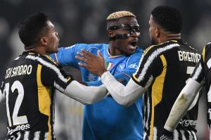 Mg Torino 08/12/2023 - campionato di calcio serie A / Juventus-Napoli / foto Matteo Gribaudi/Image Sport
nella foto: Victor Osimhen-Alex Sandro-Danilo