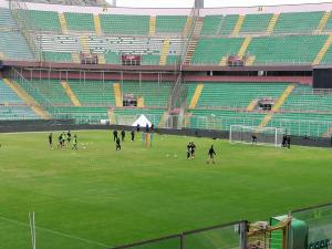 Allenamento del Palermo a porte aperte
