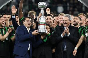 Db Reggio Emilia 09/05/2025 - campionato di calcio serie B / Sassuolo-Catanzaro / foto Daniele Buffa/Image Sport
nella foto: Veronica Squinzi-Carlo Rossi