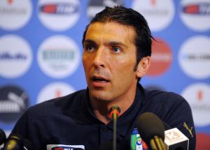 Conferenza stampa di Gianluigi Buffon 