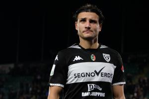 Palermo, Italy, 18 January 2026. Renzo Barbera Stadium, Palermo vs Spezia, match valid for the 2025/2026 Serie B championship. In the photo: Disappointment Ales Mateju (Spezia)