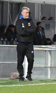 Alessandria Serie C, 2023/2024, Alessandria-Fiorenzuola 0-1, giocata allo stadio Giuseppe Moccagatta, nella foto: l'allenatore del Fiorenzuola Francesco Turrini