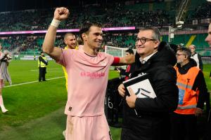 Palermo, Italy, 27 December 2025. Renzo Barbera Stadium, Palermo vs Padova, match valid for the 2025/2026 Serie B championship. In the photo: Jacopo Segre (Palermo FC)