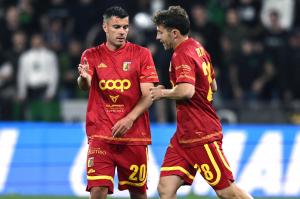 Db Reggio Emilia 09/05/2025 - campionato di calcio serie B / Sassuolo-Catanzaro / foto Daniele Buffa/Image Sport
nella foto: esultanza gol Tommaso Biasci