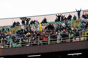 Palermo, Italy, 14 February 2026. Renzo Barbera Stadium, Palermo vs Virtus Entella, match valid for the 2025/2026 Serie B championship. In the photo: Palermo fans