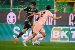 Palermo, Italia, 7 febbraio 2026. Stadio Renzo Barbera, Palermo vs Empoli, match valido per il campionato di Serie B 2025/2026. Nella foto: Stiven Shpendi (Empoli FC)