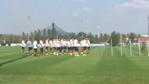 Prepartita Juventus-Siviglia 
