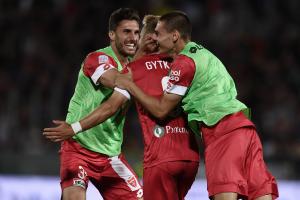 Pisa 29/05/2022 - finale Play Off serie B / Pisa-Monza / foto Image Sport
nella foto: esultanza gol Christian Gytkjaer