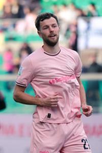Palermo, Italy, 21 February 2026. Renzo Barbera Stadium, Palermo FC vs FC Sudtirol, match valid for the 2025/2026 Serie B championship. In the photo: Jeremy Le Douaron (Palermo FC)