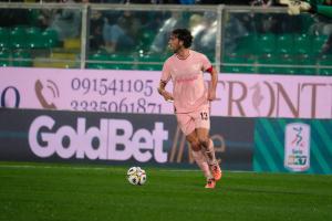 Palermo, Italia, 7 febbraio 2026. Stadio Renzo Barbera, Palermo vs Empoli, match valido per il campionato di Serie B 2025/2026. Nella foto: Mattia Bani (Palermo FC)