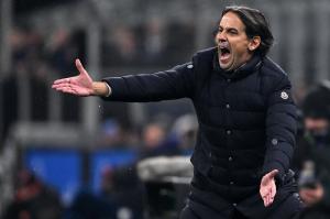 Cm Milano 09/12/2023 - campionato di calcio serie A / Inter-Udinese / foto Cristiano Mazzi/Image Sport nella foto: esultanza gol Simone Inzaghi