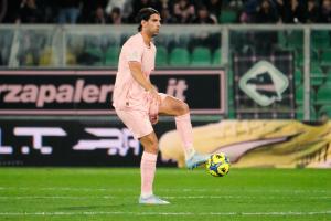 Palermo, Italy, 18 January 2026. Renzo Barbera Stadium, Palermo vs Spezia, match valid for the 2025/2026 Serie B championship. In the photo: Pietro Ceccaroni (Palermo FC)