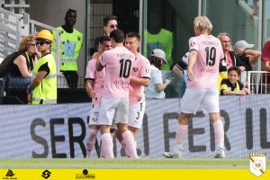 Palermo, Serie B 2024/2025, Cesena-Palermo 2-1, Orogel Stadium /foto Federico Serra/, nella foto: Gol Niccolò Pierozzi