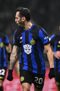 Mg Milano 09/12/2023 - campionato di calcio serie A / Inter-Udinese / foto Matteo Gribaudi/Image Sport
nella foto: esultanza gol Hakan Calhanoglu