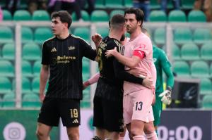 Palermo, Italy, 14 February 2026. Renzo Barbera Stadium, Palermo vs Virtus Entella, match valid for the 2025/2026 Serie B championship. In the photo: Mattia Bani (Palermo FC)
