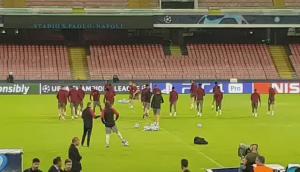 Prepartita Napoli-Liverpool 