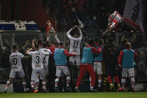 Db Como 06/05/2022 - campionato di calcio serie B / Como-Cremonese / foto Daniele Buffa/Image Sport
nella foto: esultanza gol Samuel Di Carmine