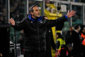 Palermo, Italy, 12 December 2025. Renzo Barbera Stadium, Palermo vs Sampdoria, match valid for the 2025/2026 Serie B championship. In the photo: Angelo Gregucci (Sampdoria)