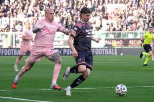 Palermo, Italy, 21 February 2026. Renzo Barbera Stadium, Palermo FC vs FC Sudtirol, match valid for the 2025/2026 Serie B championship. In the photo: Antonio Palumbo (Palermo FC)
